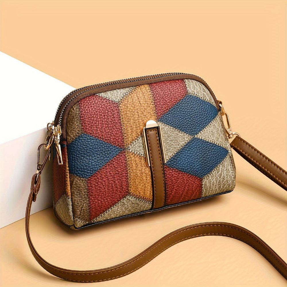 Luna | Мини торба crossbody с пачуърк десен