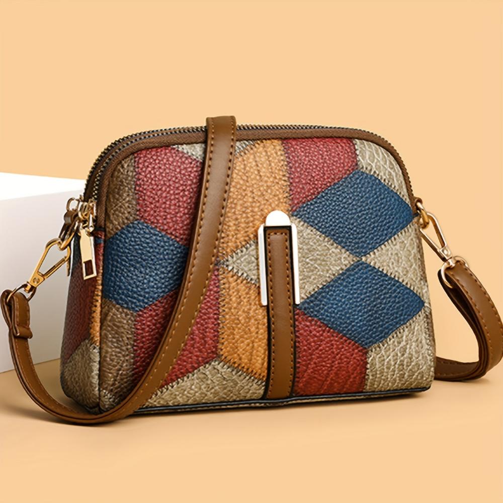 Luna | Мини торба crossbody с пачуърк десен